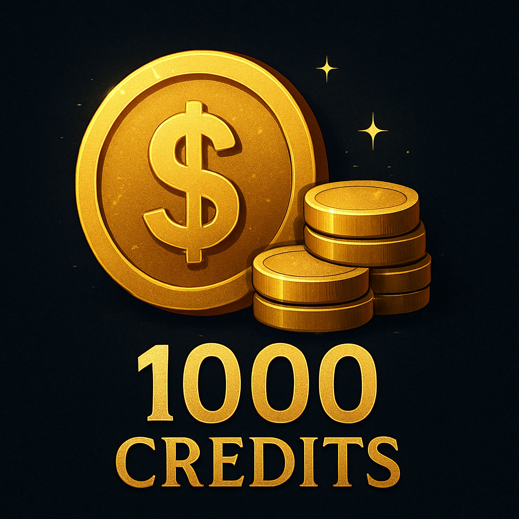 1000 Credits